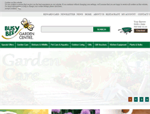 Tablet Screenshot of busybeegardencentre.co.uk